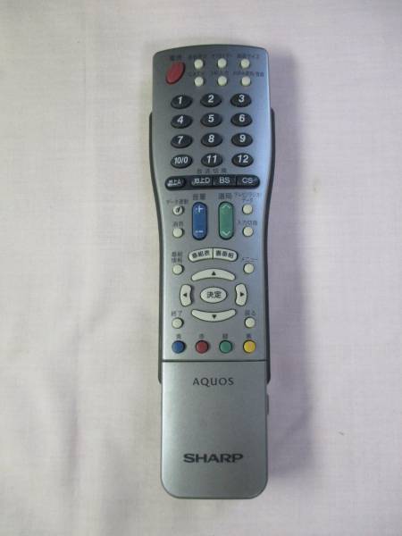 鶯】　SHARP シャープ　TVリモコン　GA434WJSA 中古美品_画像1