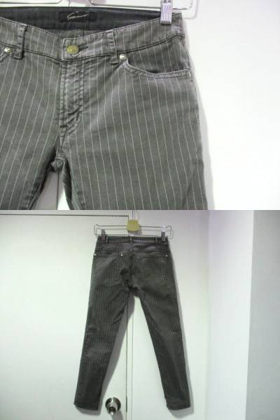  Stunning Lure pinstripe pattern skinny pants / after .