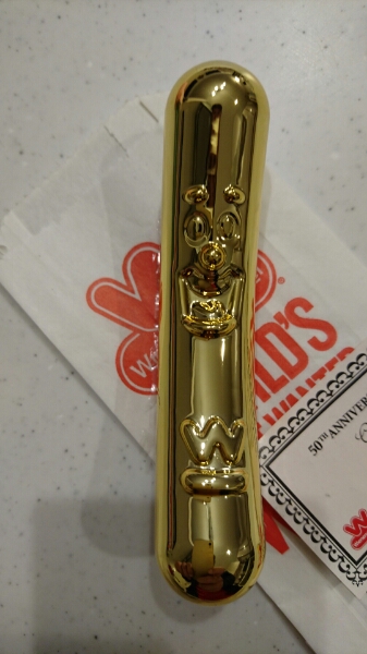 ウインナーシュニッツェル 50th anniversary 18K GOLD WIENER ウィンナーシュニッツェル Wienerschnitzel_画像2