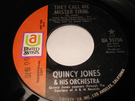 45★[QUINCY JONES / They Call Me Mr Tibbs] レアグルーブ サンプリングネタ クラシック 7inch 7インチ EP_画像1