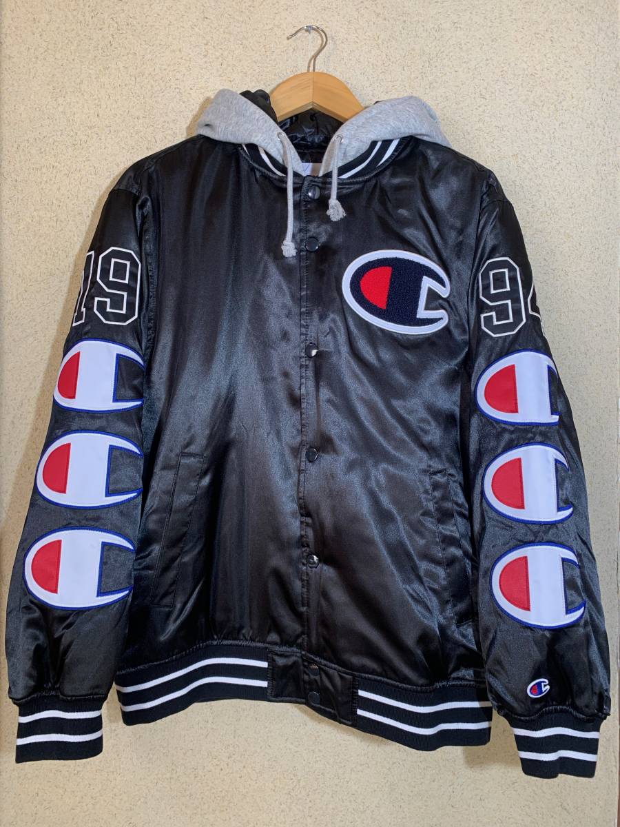 爆安爆安supremex ChampionコラボSatin Varsity アウター | blog