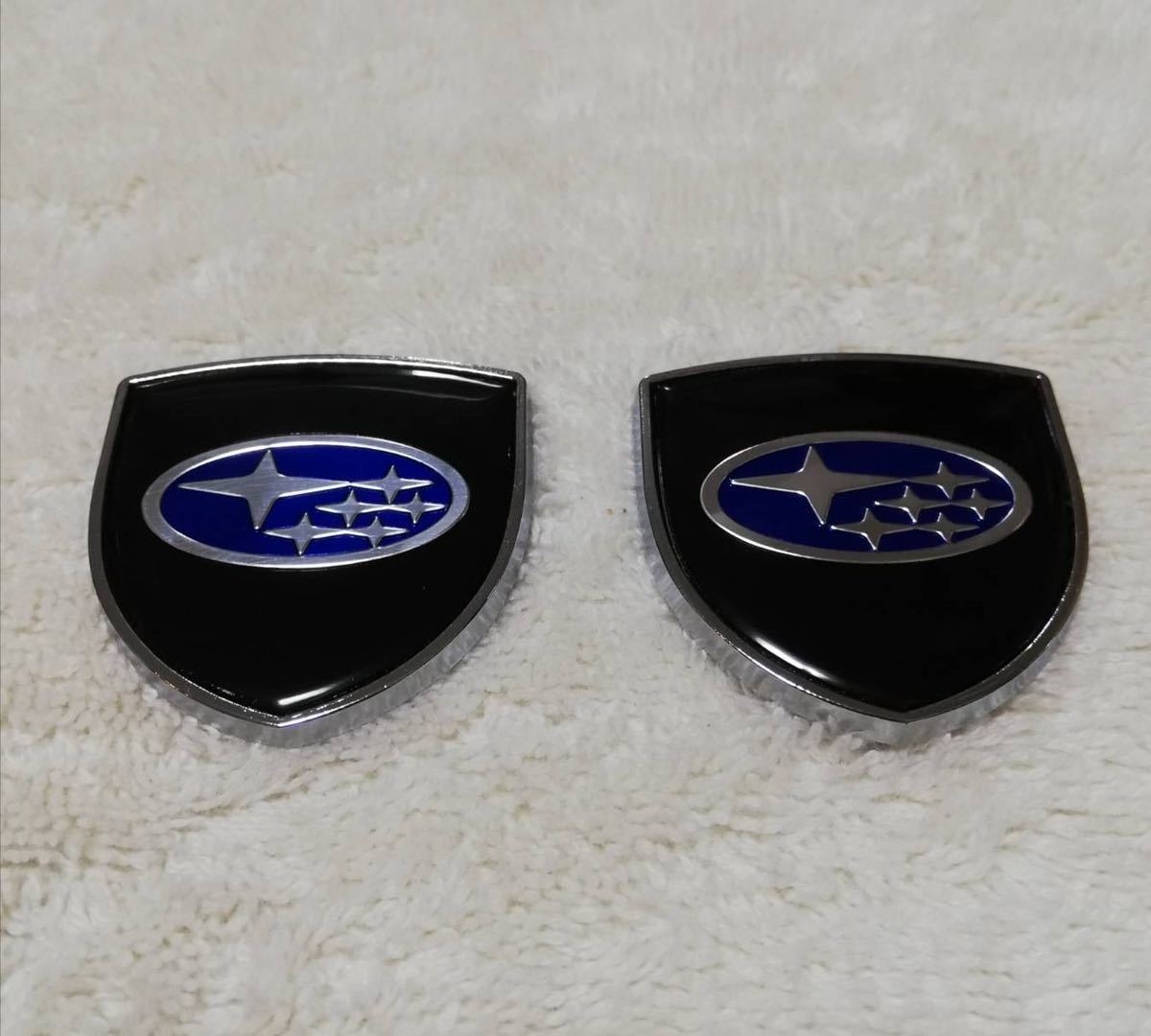 ★ SUBARU 3D エンブレム セット★検） sti BRZ BOXER インプレッサ WRX 22B レヴォーグ レガシィ フォレスター エクシーガ XV OUTBACK JDM_画像1