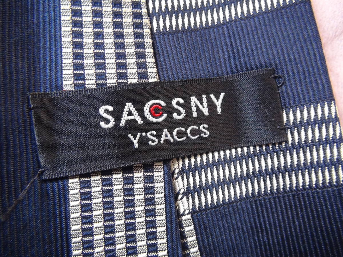 SACSNY Y'SACCS サクスニーイザックのネクタイ日本製！。_画像3