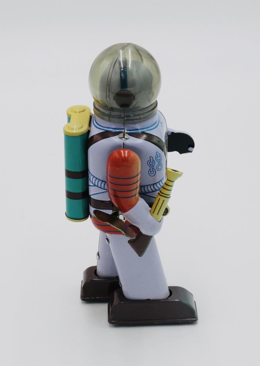 希少！】野村トーイ ブリキ 宇宙飛行士 SPACE おもちゃ ゼンマイ 可動-