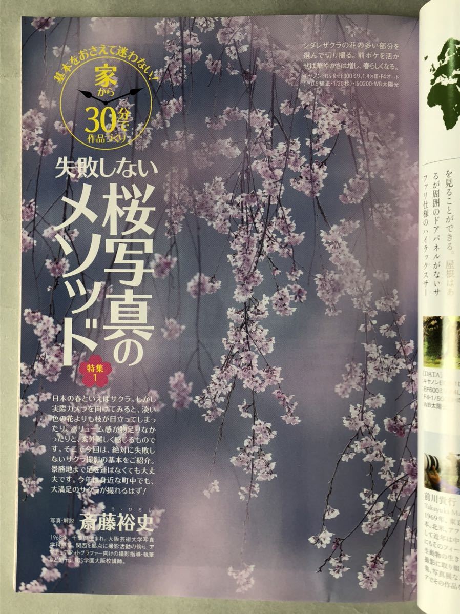 フォトコン　2020年3月号 特集:失敗しない桜写真のメソッド　日本写真企画　PhotoCON 2020_画像3