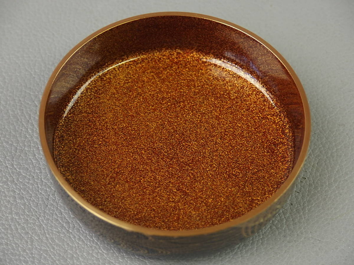 ファッション通販】 【茶道具】下出光斎作 平棗 遠山蒔絵 漆芸 - www