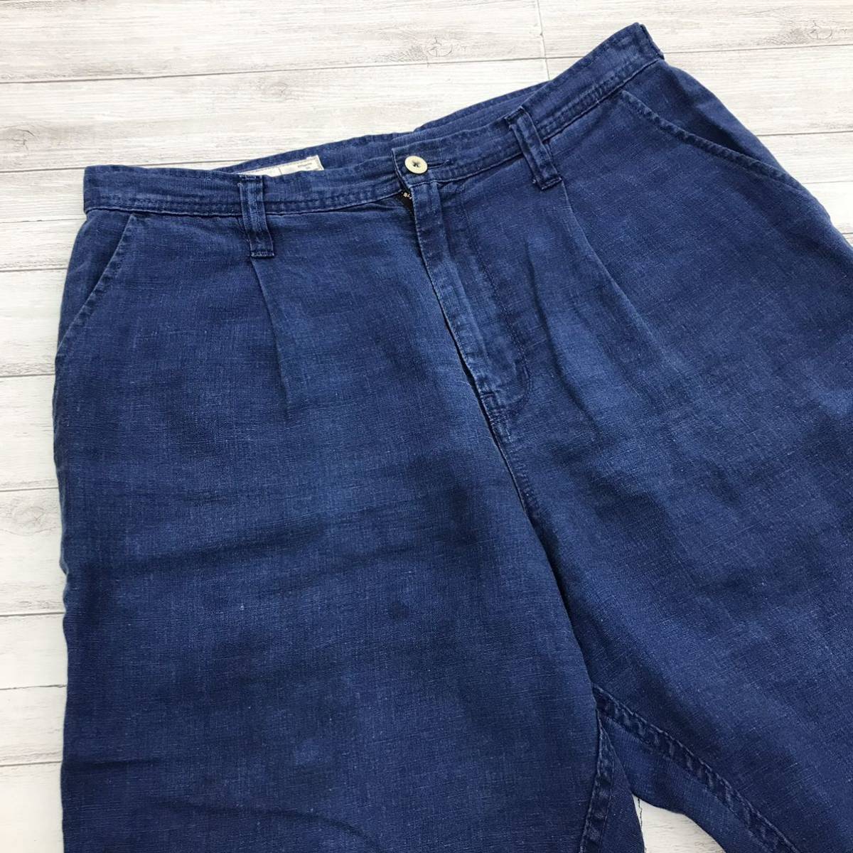 PORTER CLASSIC ポータークラシック HAND WORK LINEN SHORTS ショート ...