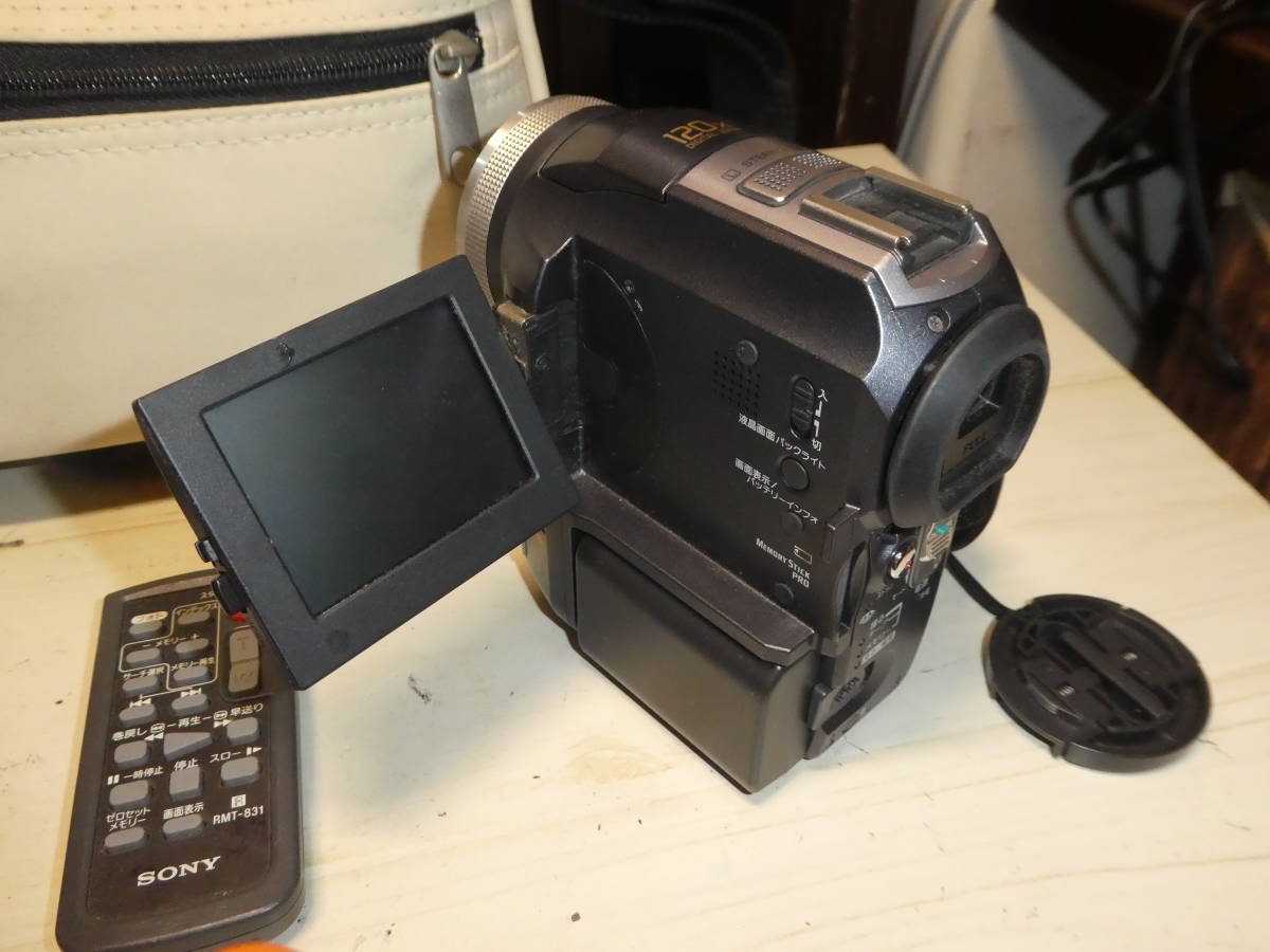 SONY DCR-PC300 miniDVHANDYCAM ビデオカメラ 動作良好 ダビング一式セット_画像6