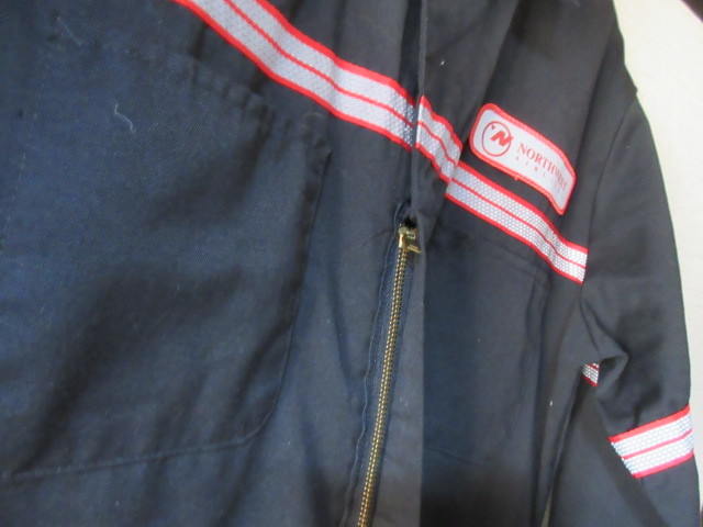  Northwest Airlines NORTHWEST AIRLINES coverall coveralls working clothes USA made 