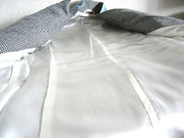 定価52 920円 美品 jonnlynx ジョンリンクス glen check jacket タスマニアウール×デニム グレンチェック ジャケット