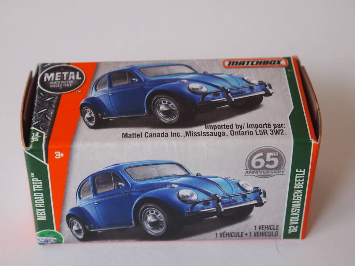 MATCHBOX 65周年記念　'62 VOLKSWAGEN BEETLE フォルクスワーゲン ビートル_画像1