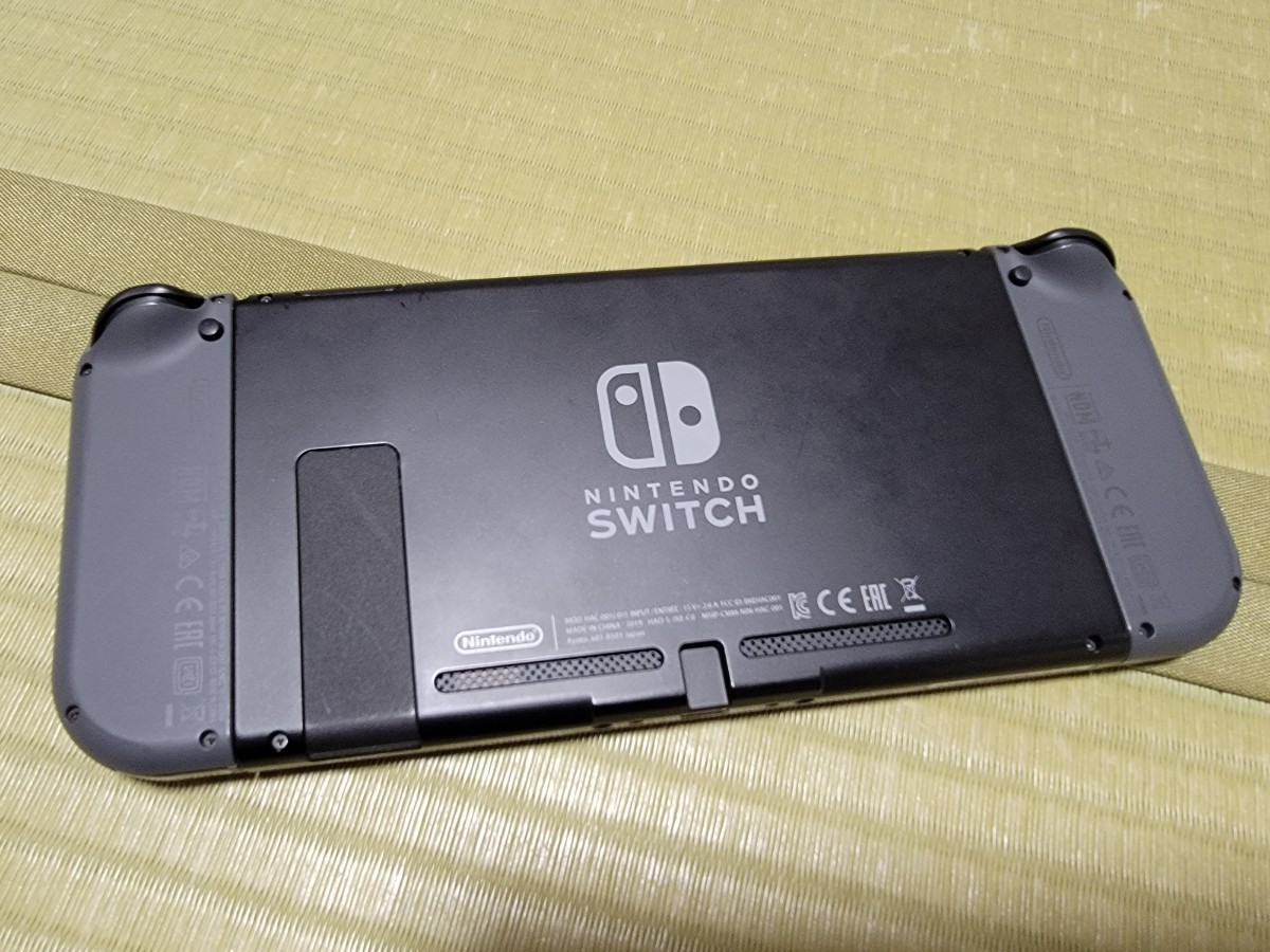 Nintendo Switch　バッテリー強化モデル　グレー 動作確認済 ニンテンドースイッチ本体  任天堂