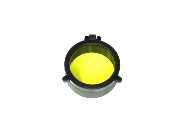 透明黄色クリアイエロー型フリップオープンスコープカバー バトラーキャップ69mm新品 スコープ レンズ 保護 ドットサイト カバー の画像2