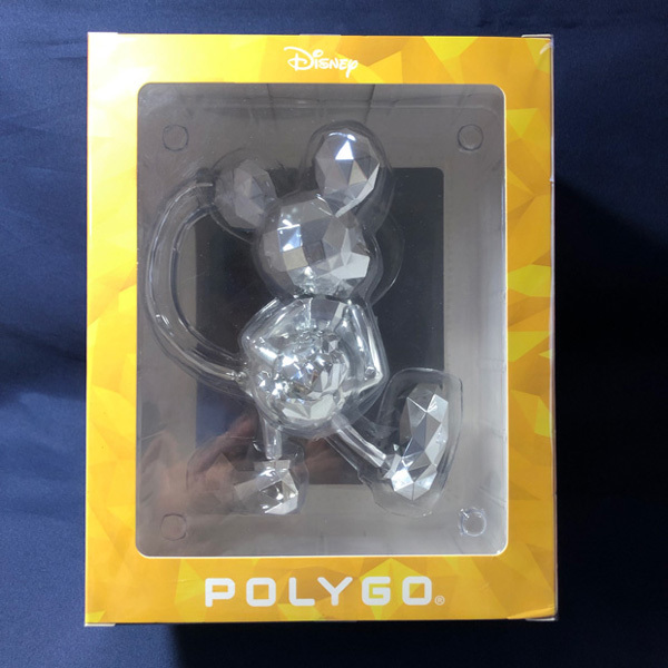 POLYGO MICKEY MOUSE NON SCALE FIGURE 005 - SILVER / ポリゴ ミッキーマウス ノンスケール・フィギュア - シルバー S-068_画像3