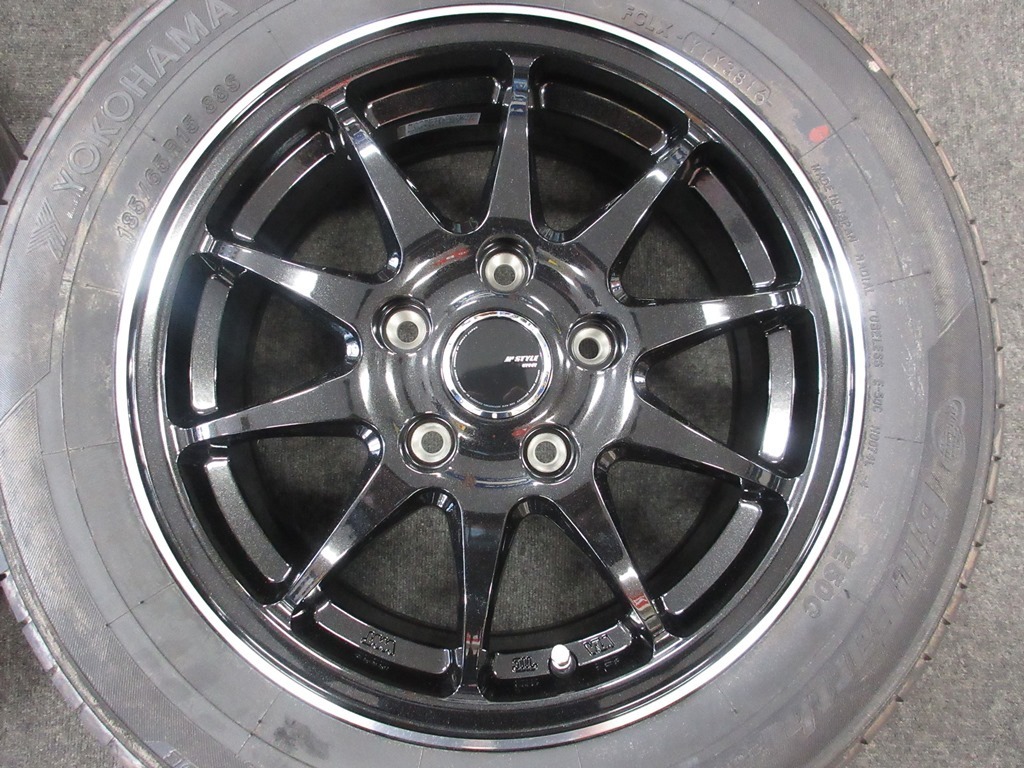 MONZA JPスタイル R10 6j+53 PCD114.3 5H ヨコハマ ブルーアースE50 185/65R15 フリード GB5 GB6 GB7 GB8
