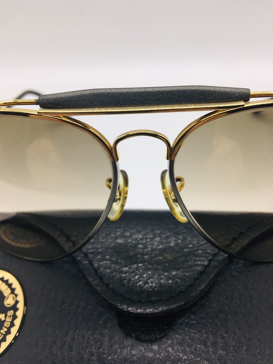 Rayban B&L USA製 Model:Precious Metals Outdoorsman 62MM レンズ　Brown Gradient Changeable (Extra Rare)ビンテージ サングラス