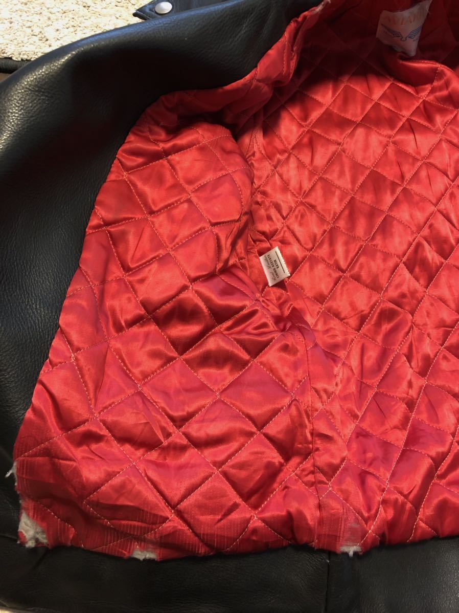 オシャレ アンユーズド UNUSED レザーダブルライダースジャケット 15AW