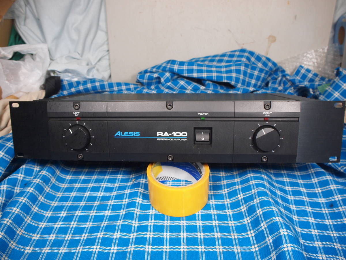 アレシス 送料無料 ALESIS ファンレス パワーアンプ RA-100 完動美品【3ヶ月保証 】