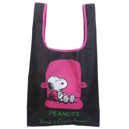 ! новый товар Snoopy Snoopy складной покупка сумка No25 сиденье черный эко-сумка PEANUTS