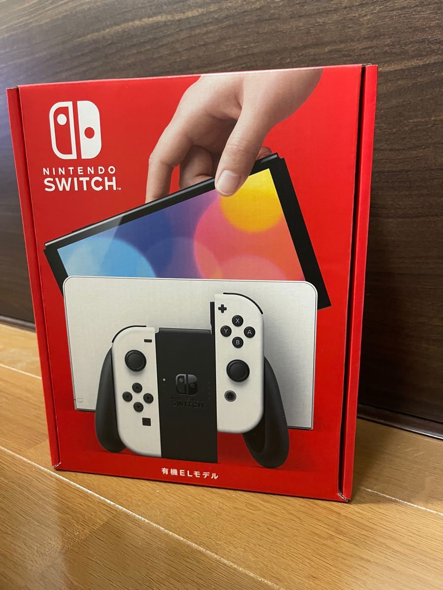 新品未使用】Nintendo SWITCH 有機EL 白 店舗印無し 家庭用ゲーム本体