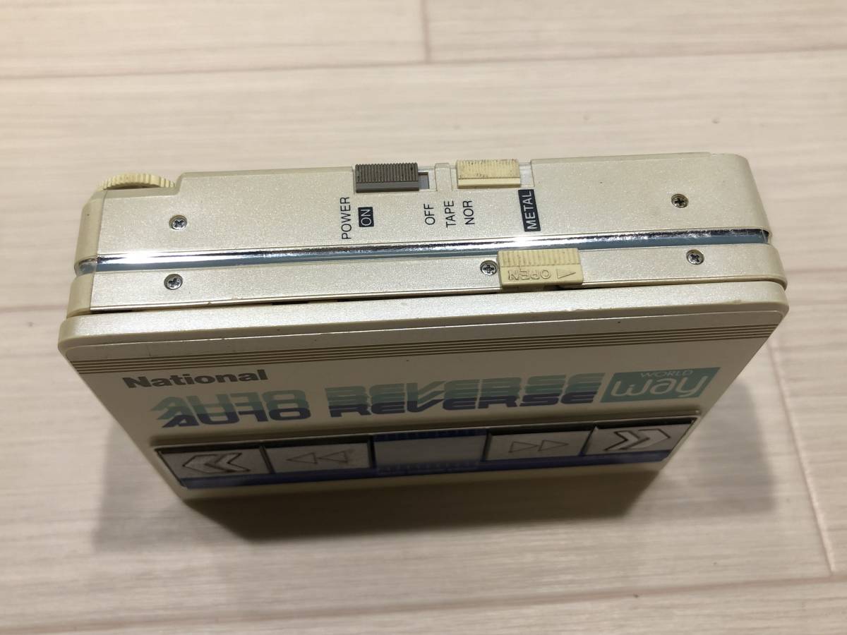 W576 National ナショナル ポータブルカセットプレーヤー WORLD way