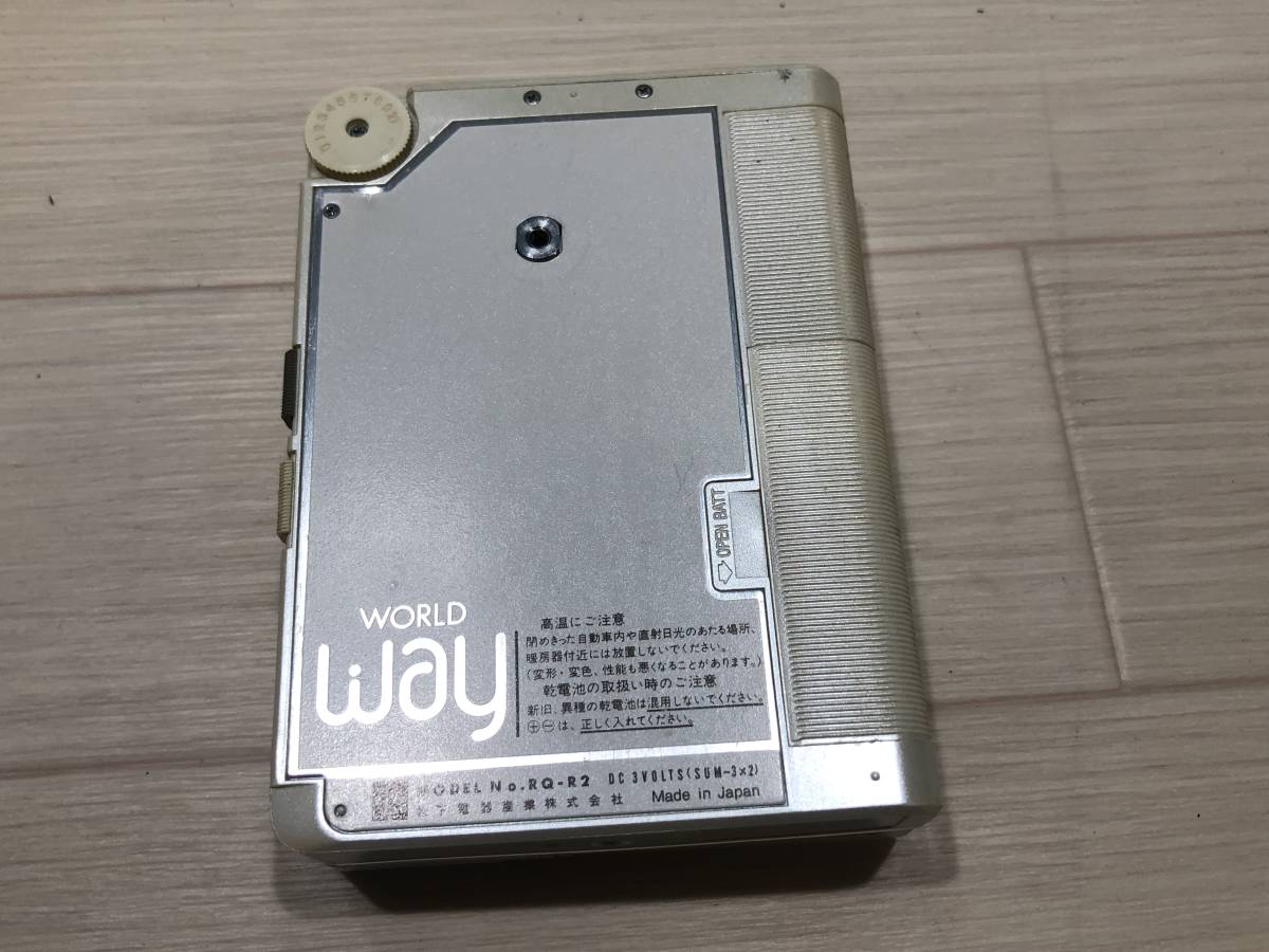 W576 National ナショナル ポータブルカセットプレーヤー WORLD way