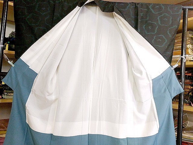 3QV売切！税無し☆着物☆総柄☆身丈:約155cm☆裄:約65cm☆きもの☆現状☆現品限り☆1026-11_画像6