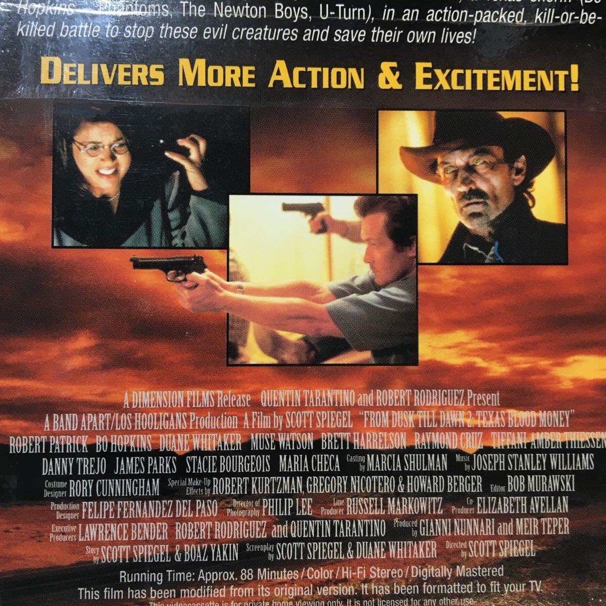 zaa-zvd09!From Dusk Till Dawn 2: Texas Blood Money Robert Patrick, Bo Hopkins ( performance )( import version ) [VHS] video 2000/1/17