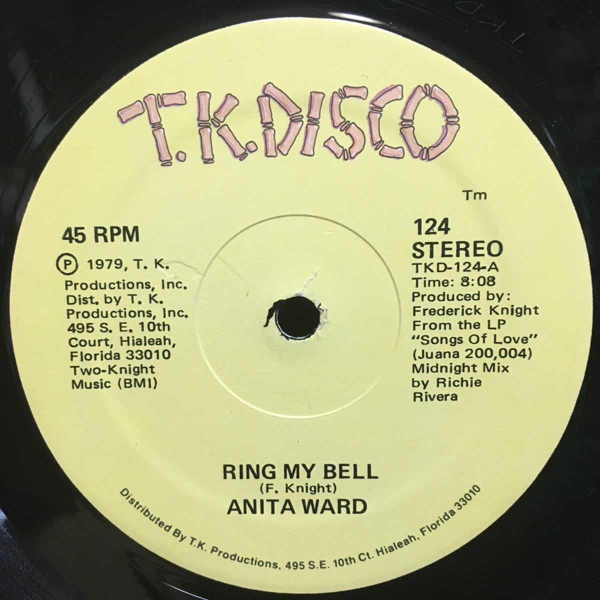 【12'】 ANITA WARD / RING MY BELL_画像2