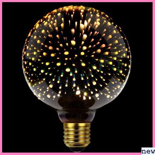 新品★etrga TIANFANエジソン電球花火3D/LED電球AC85 銀 ルランプ電球シーリングライト電球ナイト電球/ 19_画像3
