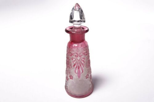 C1910年 フランス カメオガラス 香水 ボトル 瓶 「 The Mignon Dropper 」 セントルイス