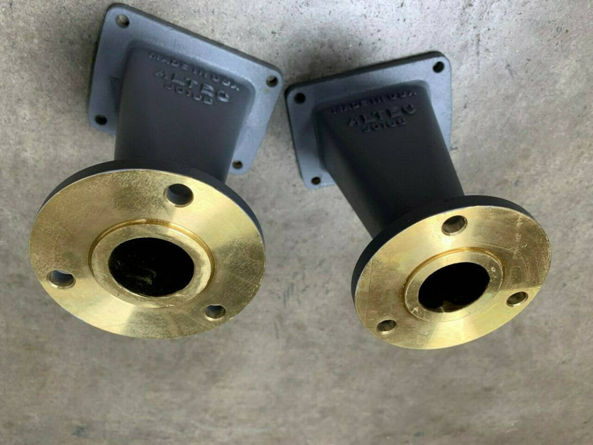 ALTEC 30166 BrassThroats pair 真鍮アダプタペア 1505 ホーン用 ALTEC 30166 BrassThroats pair 真鍮アダプタペア 1505 ホーン用