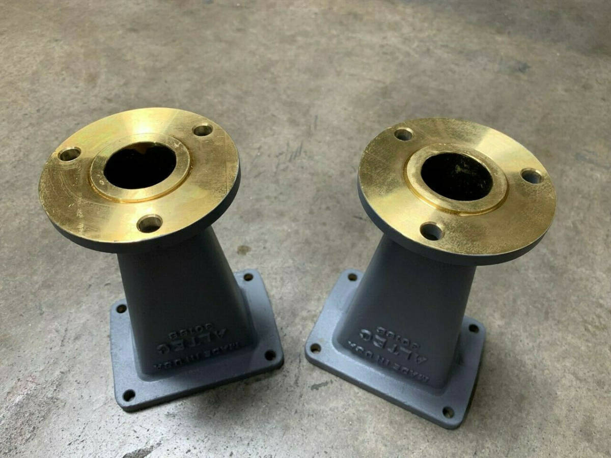 ALTEC 30166 BrassThroats pair 真鍮アダプタペア 1505 ホーン用 ALTEC 30166 BrassThroats pair 真鍮アダプタペア 1505 ホーン用