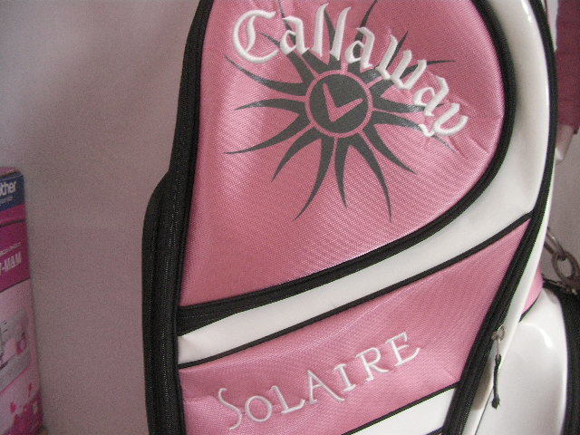 可愛いピンク色 callaway SOLAIRE レディースゴルフセット ソレイユ 