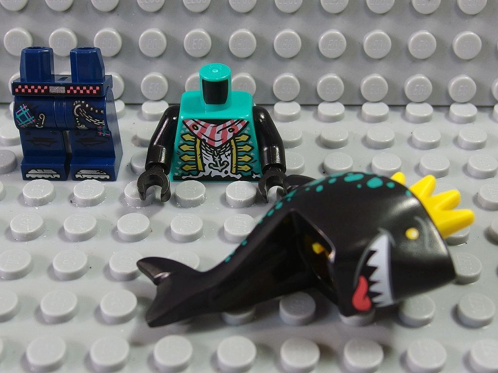 ★LEGO★ミニフィグ【vidiyo】Shark Guitarist_A(vid029)_画像4