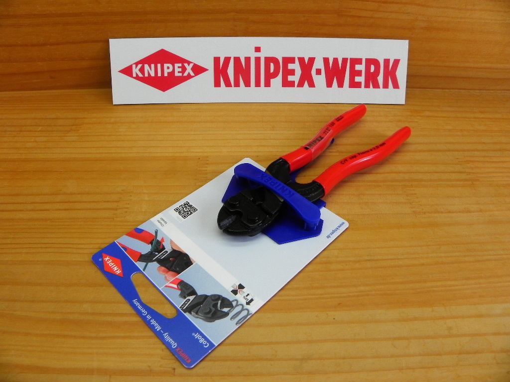 クニペックス 小型クリッパー *KNIPEX 7101-160SB ボルト カッター *正規輸入品保証の画像2