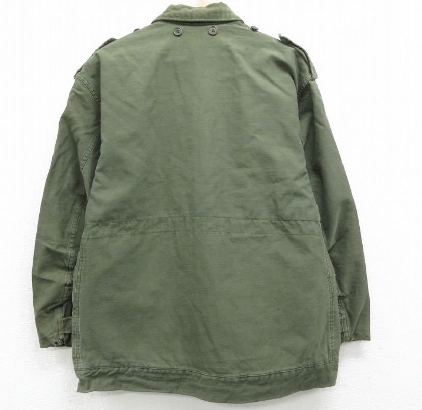新入荷 古着長袖ミリタリージャケット緑中古メンズアウター ビンテージ