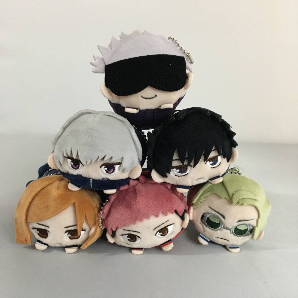 ヤフオク! - ○呪術廻戦 もちころりん ぬいぐるみマスコット 全6種セッ...