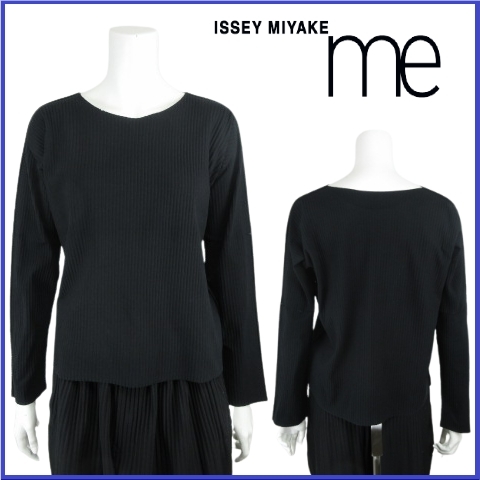 ミー イッセイミヤケ エイポック プリーツ カットソー Tシャツ ISSEYMIYAKE me A.POC INSIDE ブラウス トップス プリーツプリーズ_画像1