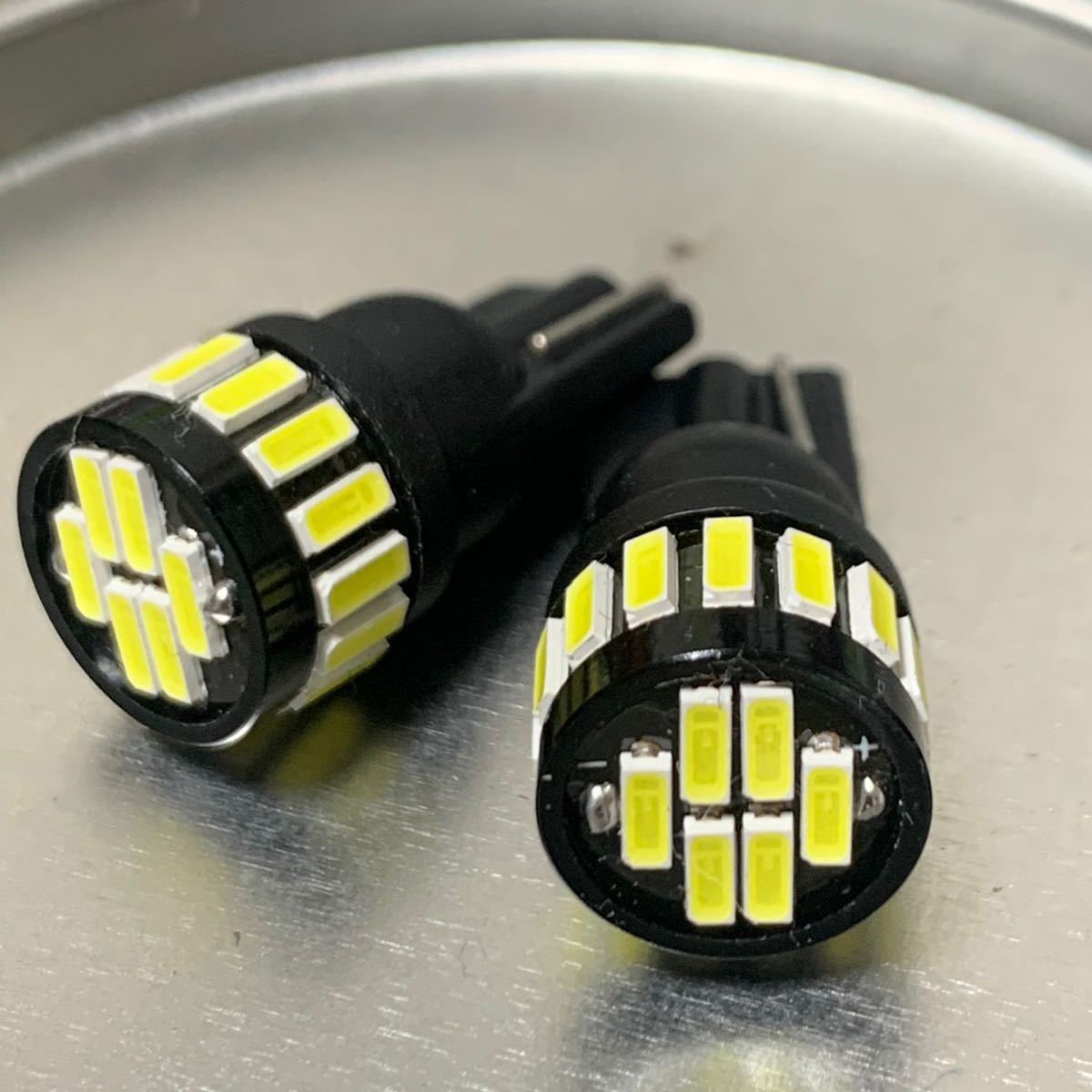 led t10 w5w 4014 21wfpc dc12V ～ 24V ポジションランプ ナンバー灯 サイドマーカー トラック 普通車　カーテシランプ　ルームランプ　2個_画像10