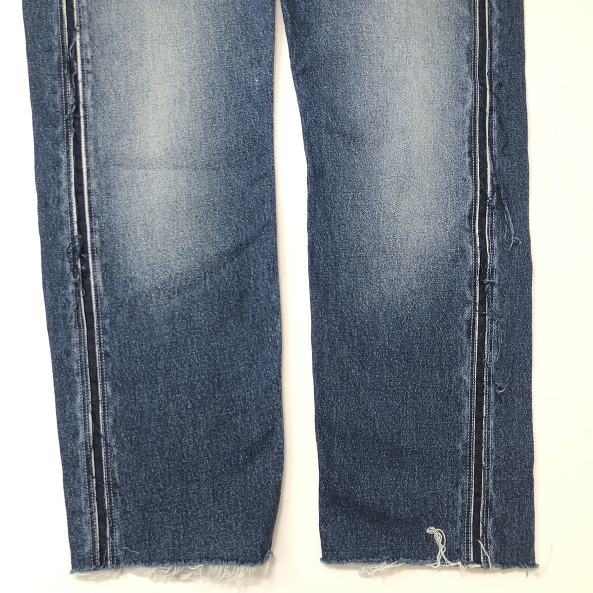 LEVI'S リーバイス 510 Skinny Fit Jeans インサイドアウト　USED加工 スキニー フィット ジーンズ　デニム　W31