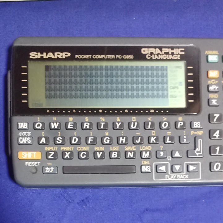 SHARP PCーG850　ポケットコンピュータ