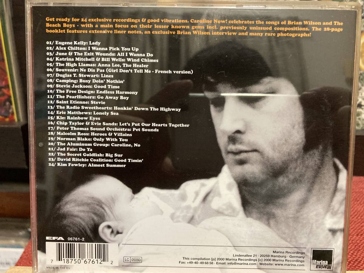 【CD】VARIOUS ☆ Caroline Now! The Songs Of Brian Wilson And The Beach Boys 00年 GER Marina 輸入盤 カバー集 名演 盤質概ね良好_画像2