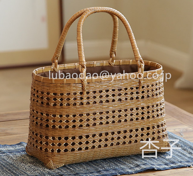 注文割引 手作り*ハンドバッグ*竹編細工籠*茶器収納*竹細工*竹工芸*竹編包 木工、竹工芸 注文割引 手作り*ハンドバッグ*竹編細工籠*茶器収納*竹細工*竹工芸*竹編包 木工、竹工芸