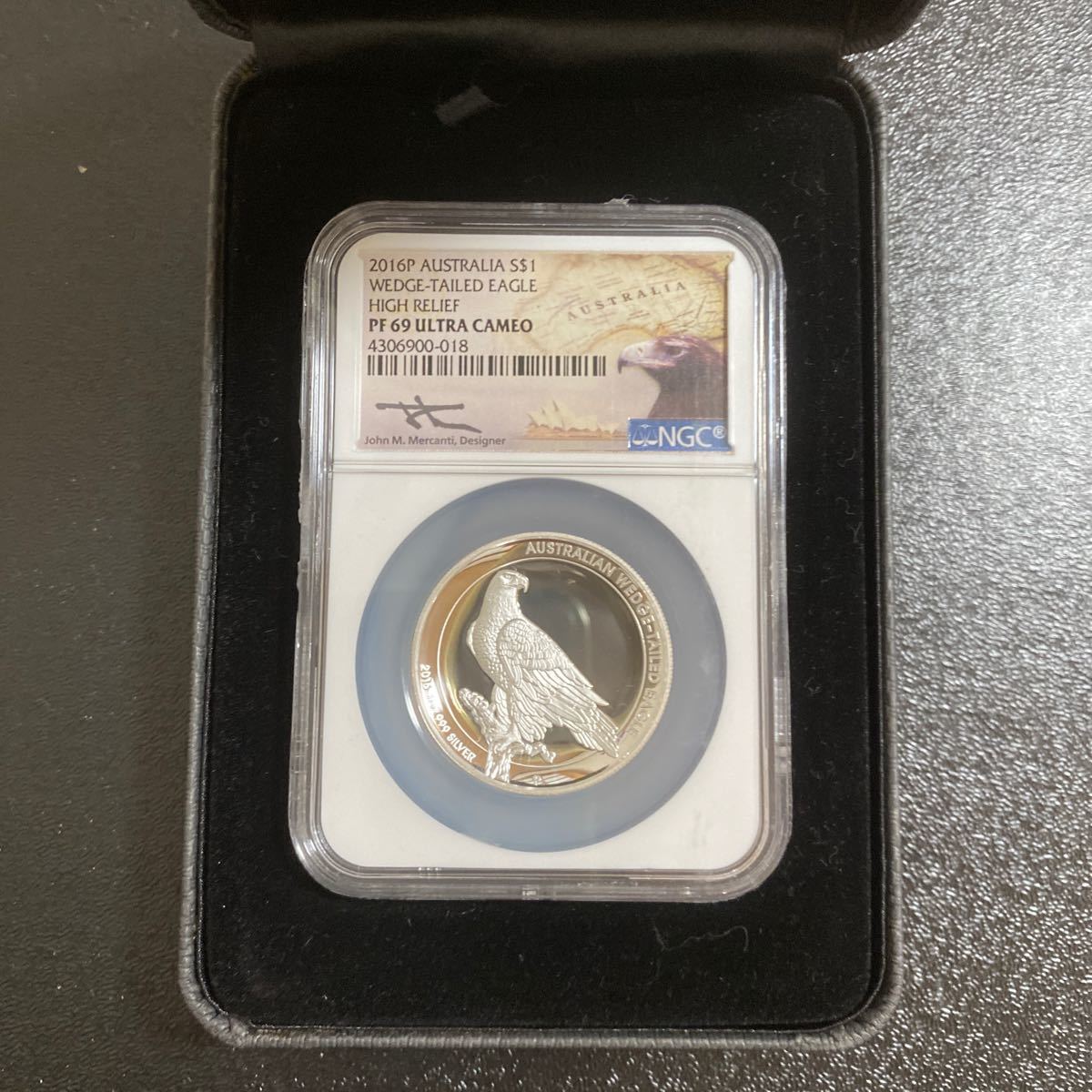 銀貨　99.9%  純銀　シルバー　イーグル 銀貨　コイン　1オンス　NGC 鑑定済み　 オーストラリア　ウェッジテールドイーグル