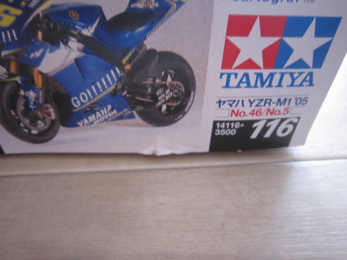  распроданный ценный Tamiya 1/12 Yamaha YZR-M1 \'05 No.46/No.5 неоригинальный сигареты (go lower z) переводная картинка есть V.ROSSI TABU DESIGN не собранный 