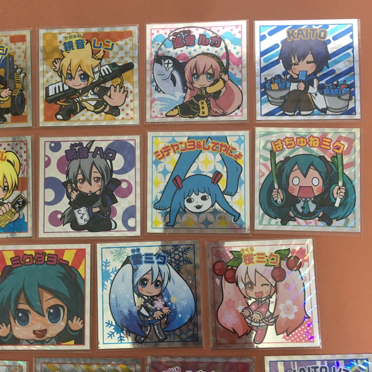 初音ミク ミックリマン・ライブステージ伝説コンプ 開封済パッケージ全