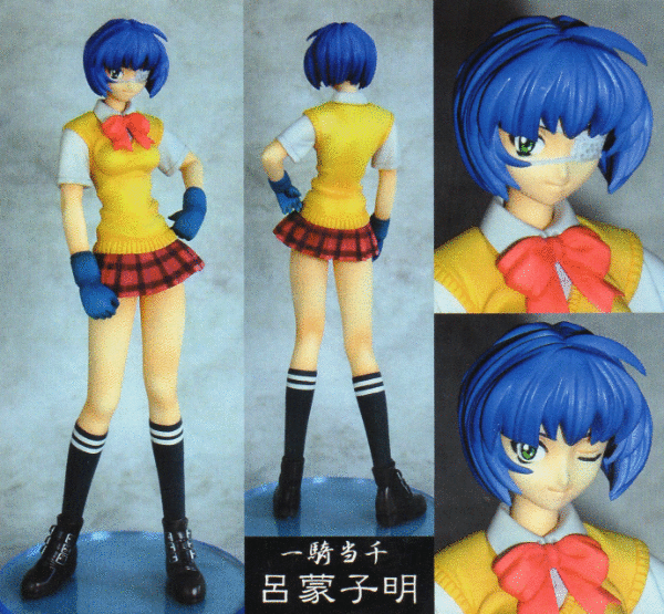 アミエ・グラン 1/7スケール　レジンキャスト組み立てキット　呂蒙子明　一騎当千『雨の日晴れの日』絶版ガレージキット