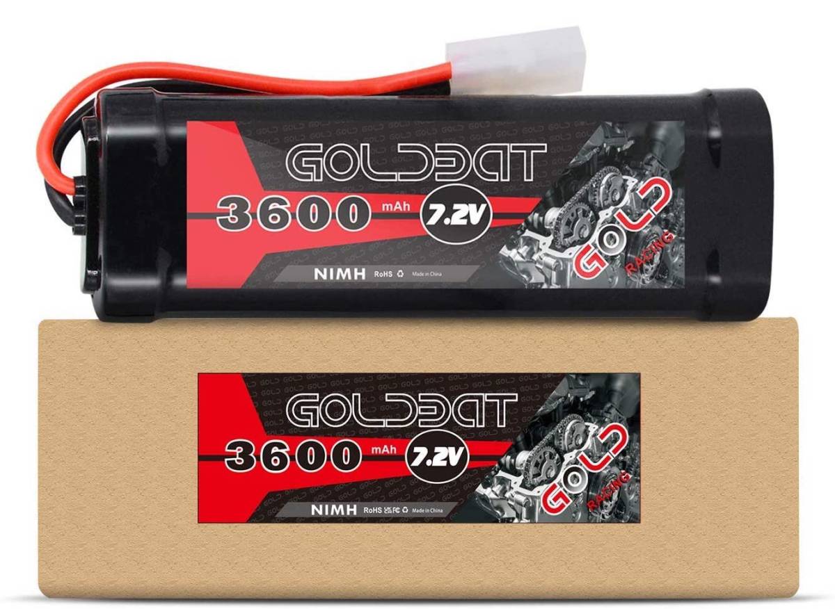 7.2V 3600mAh ラジコン RCカー用 Ni-MH ニッケル水素バッテリー 2個セット タミヤコネクター付き_画像9