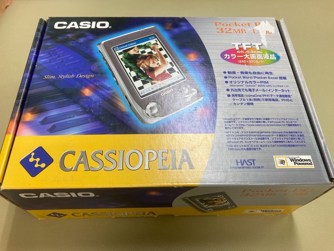  pocket PC Casio Casiopea E-700 new old goods ( unused )3 pcs 